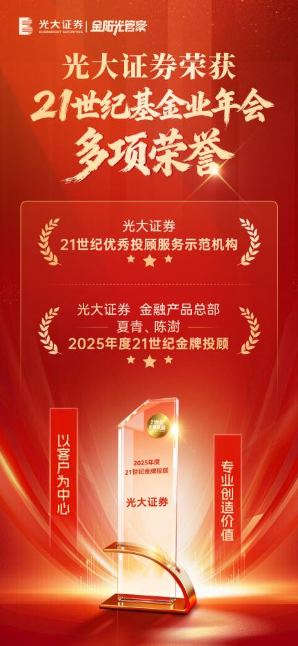 1765248817228052688.png 以专业陪伴赢得信任 光大证券荣膺21世纪优秀投顾服务示范机构等多项荣誉